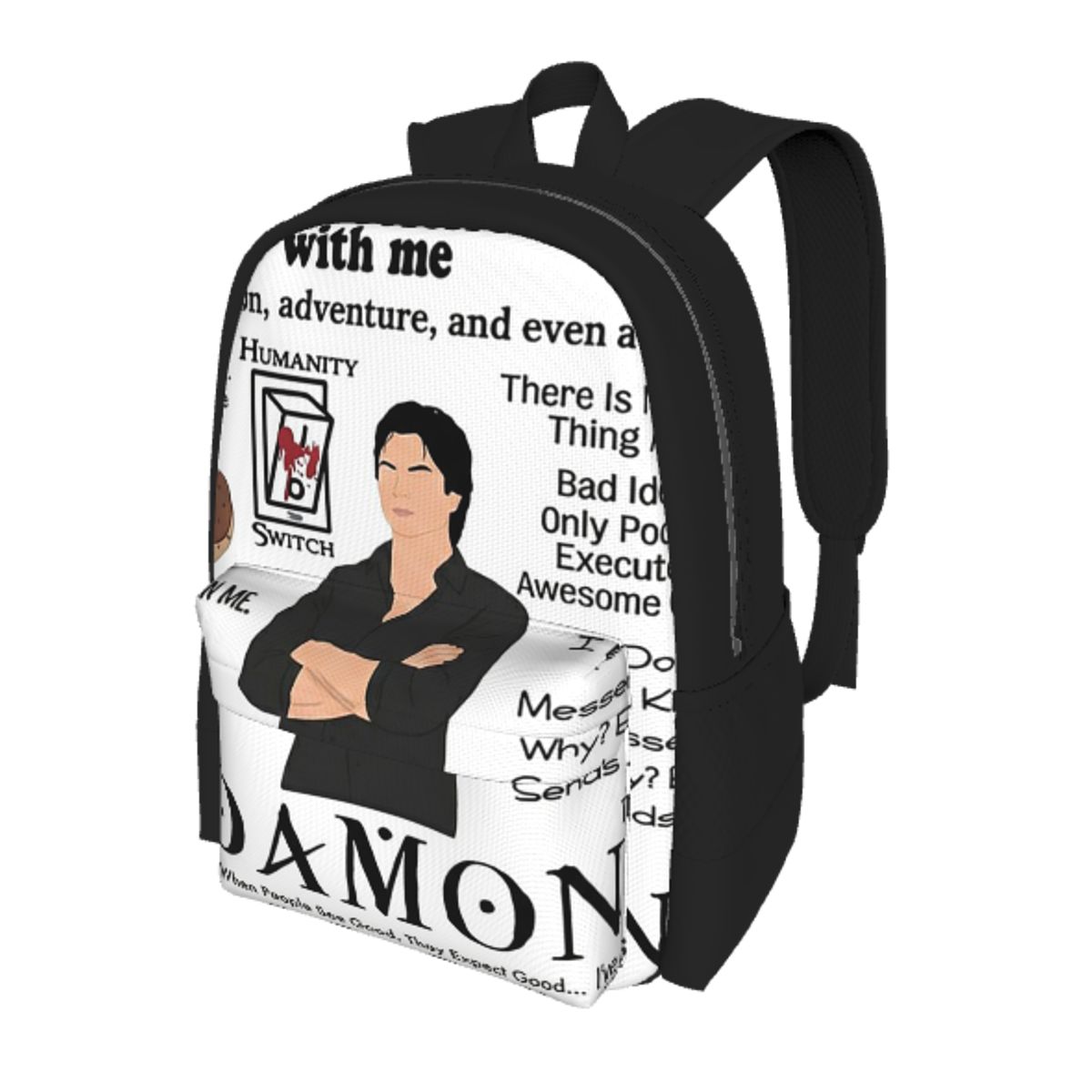 Women'S Bags Travel - The Vampire Diaries Damon Salvatore TV