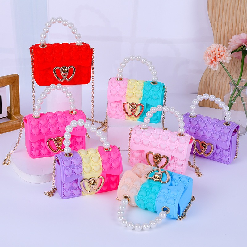 Women Bags H&M - Tas Jelly gelembung cinta silikon, dompet