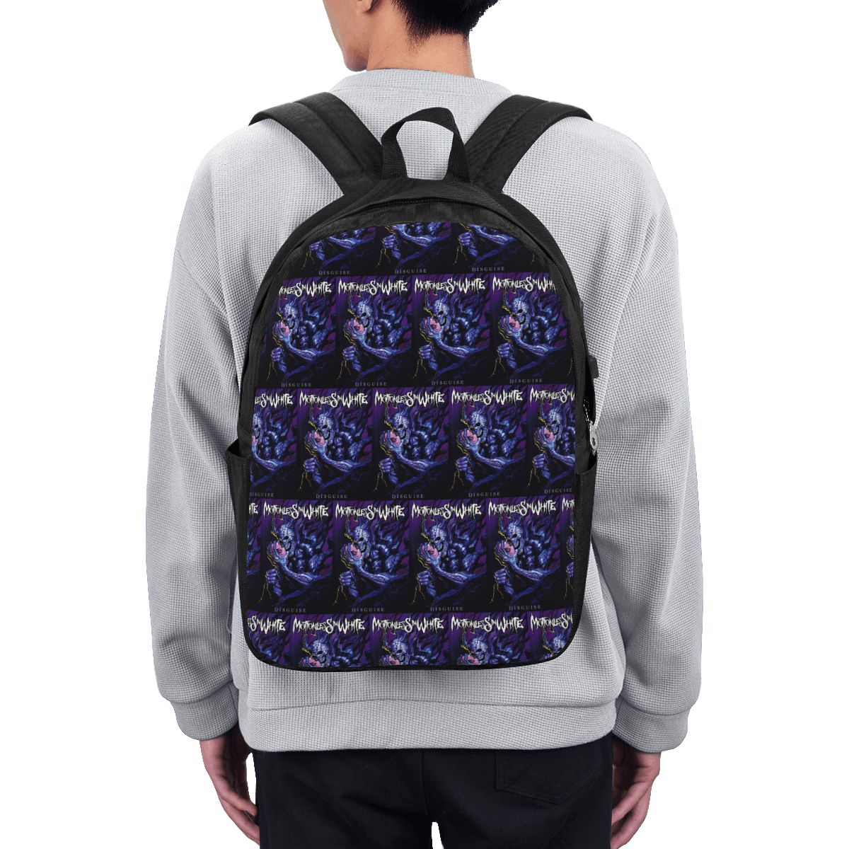Womens Backpack - Tas Ransel Putih Motionless In White,
