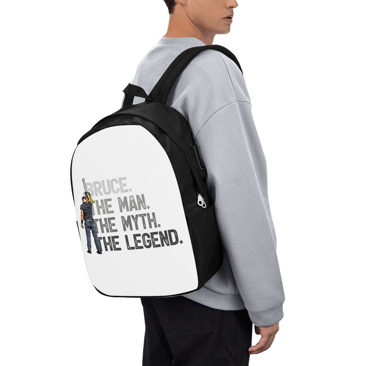 Womens Backpack - Bruce Springsteen Backpack Travel Notebook Bag
