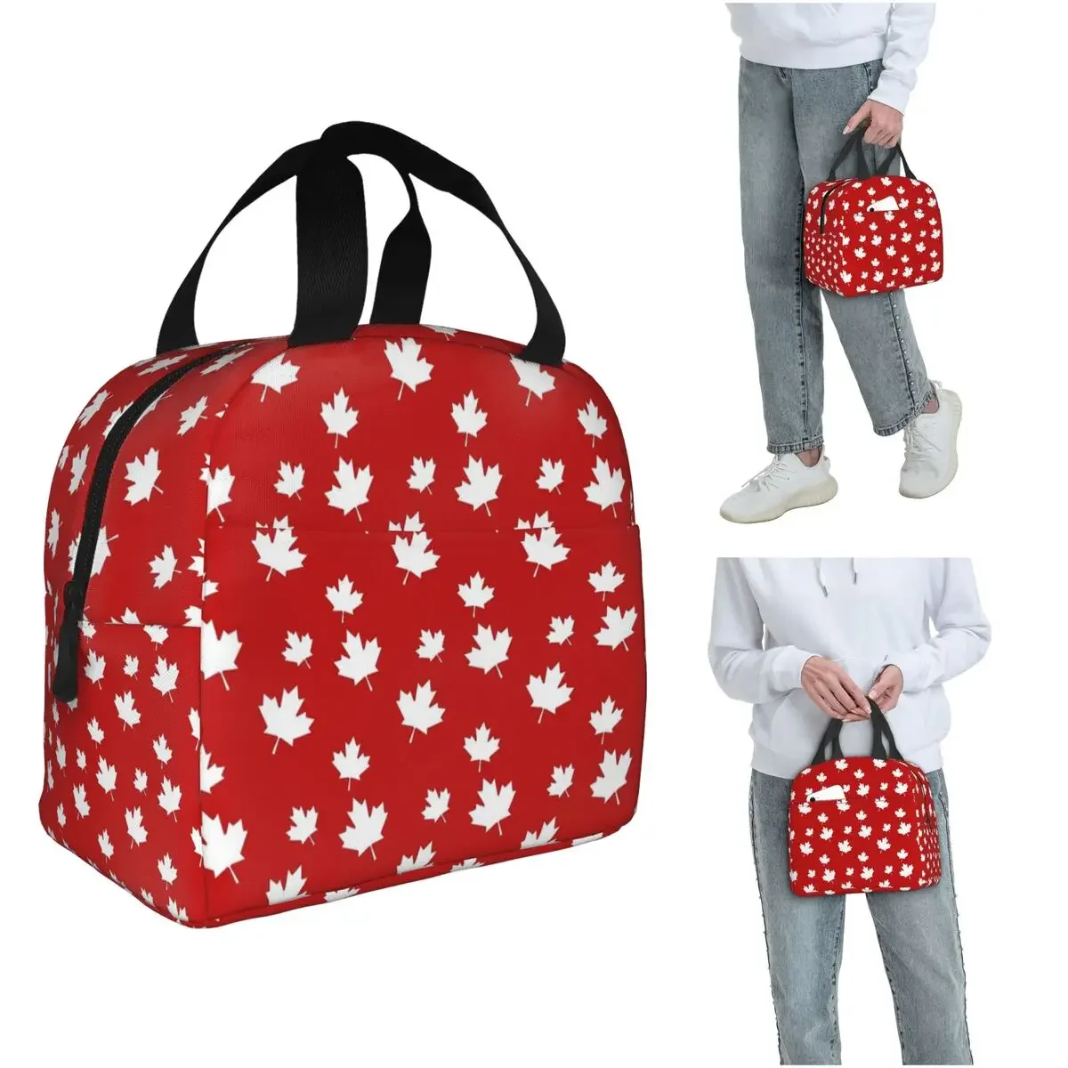 Women Bags Canada - Tas Makan Siang Terinsulasi Motif Bendera