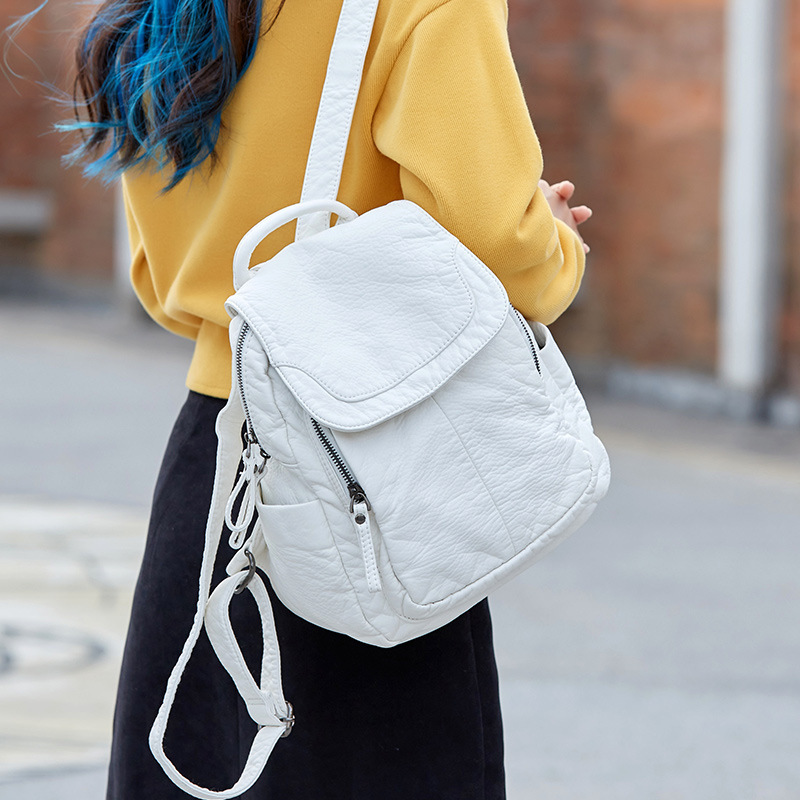 Women Bags H&M - Tas punggung wanita, ransel putih dicuci