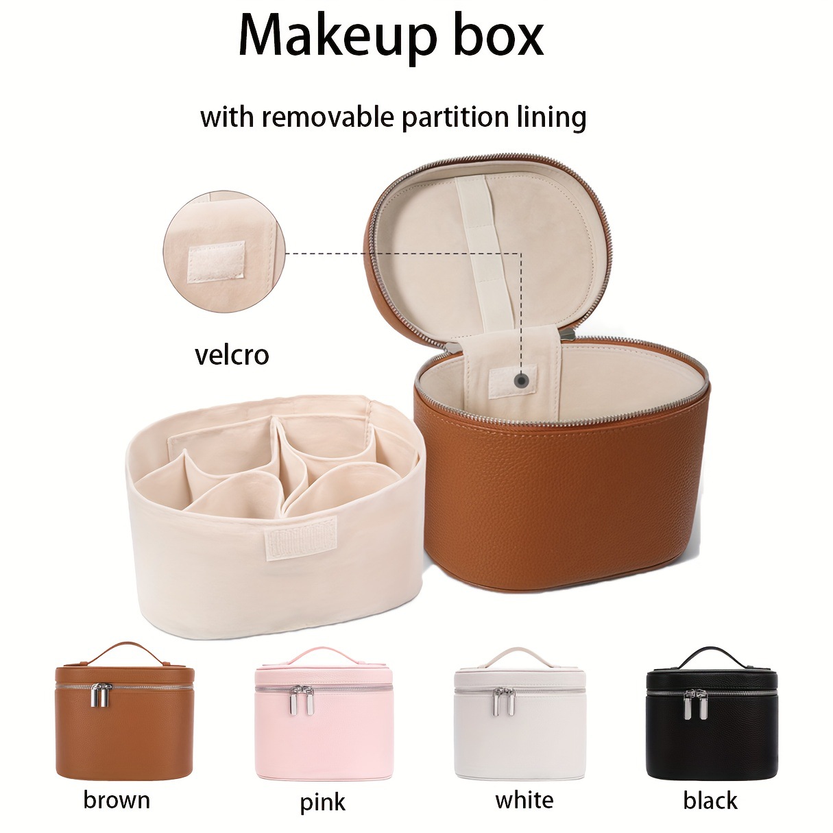 Women Bags Medium Size - Tas Makeup Kulit PU Kapasitas Besar
