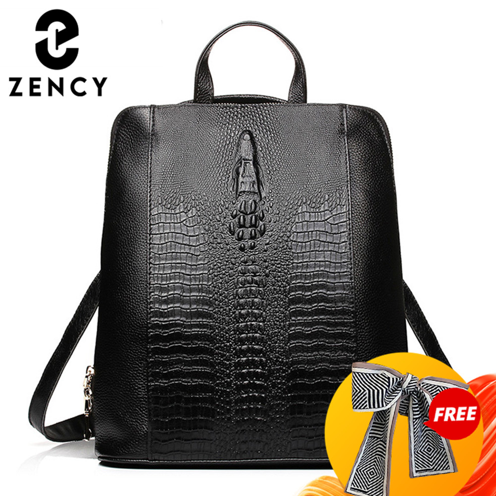 Women Bags H&M - Tas Ransel Kulit Buaya Wanita Zency