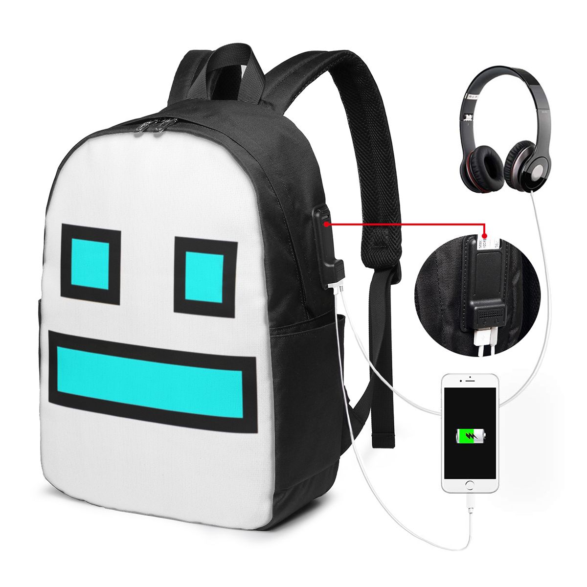 Tas Ransel Video Game Geometry - Womens Backpack ulasan dan harga