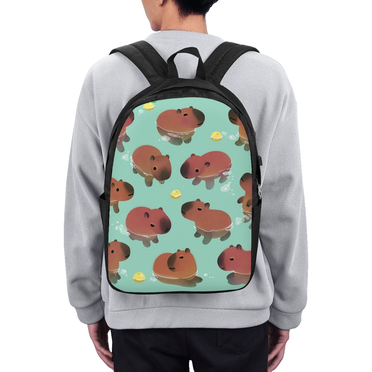 Tas Ransel Pola Hewan Capybara - Womens Backpack ulasan dan harga
