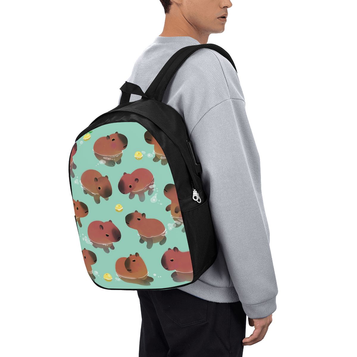 Tas Ransel Pola Hewan Capybara - Womens Backpack ulasan dan harga