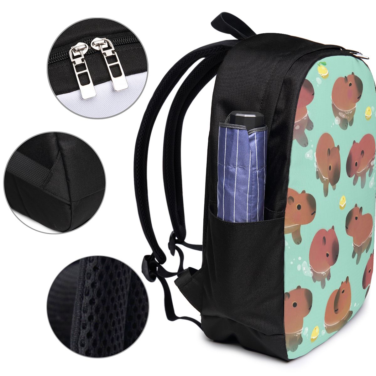 Tas Ransel Pola Hewan Capybara - Womens Backpack ulasan dan harga