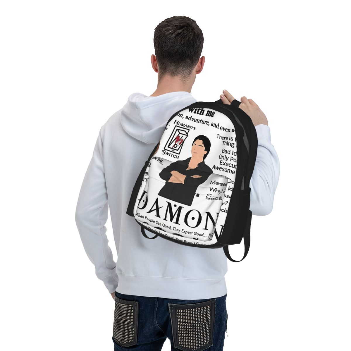 The Vampire Diaries Damon Salv - Women'S Bags Travel ulasan dan harga