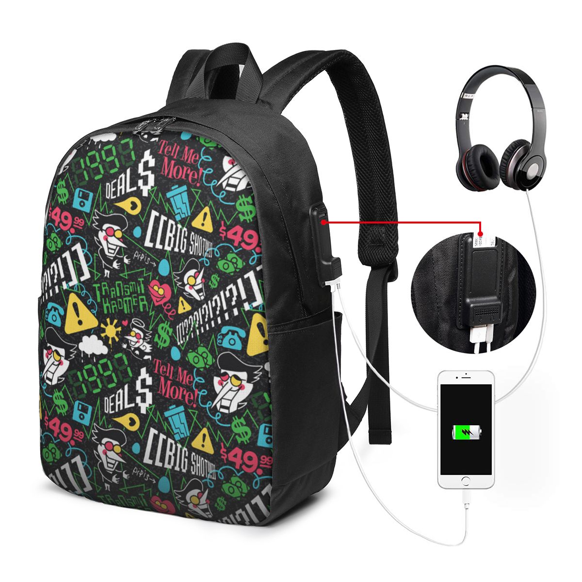 Deltarune SPAMTON G Ransel Tas - Womens Backpack ulasan dan harga