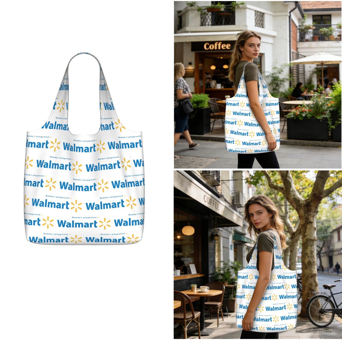 Tas Belanja Walmart Kanvas Kap - Women Bags Walmart ulasan dan harga