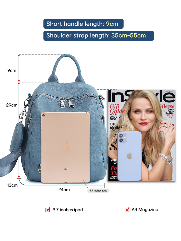 Zency Tas Ransel Kulit Asli Wa - Women Bags H&M ulasan dan harga