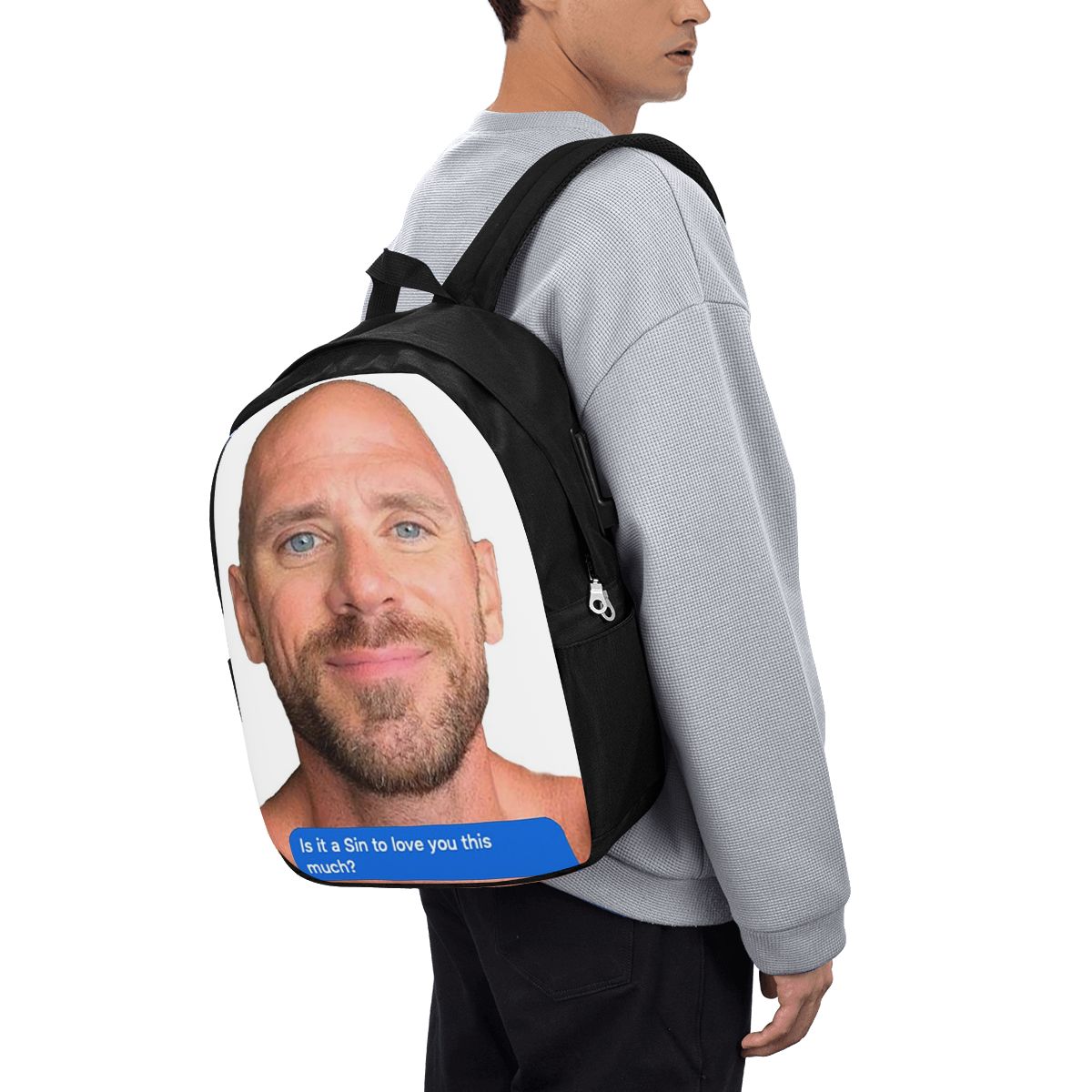 Johnny Sins Flirty Text Bubble - Womens Backpack ulasan dan harga