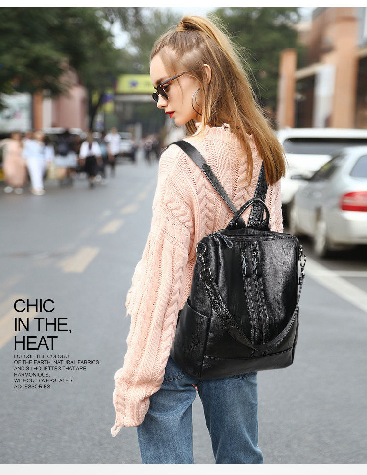 Ransel Kulit Lembut Wanita Tas - Women Bags Medium Size ulasan dan harga