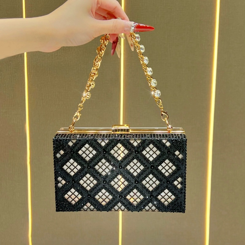 Tas Clutch Kotak Keras Berwarn - Women Bags Green ulasan dan harga