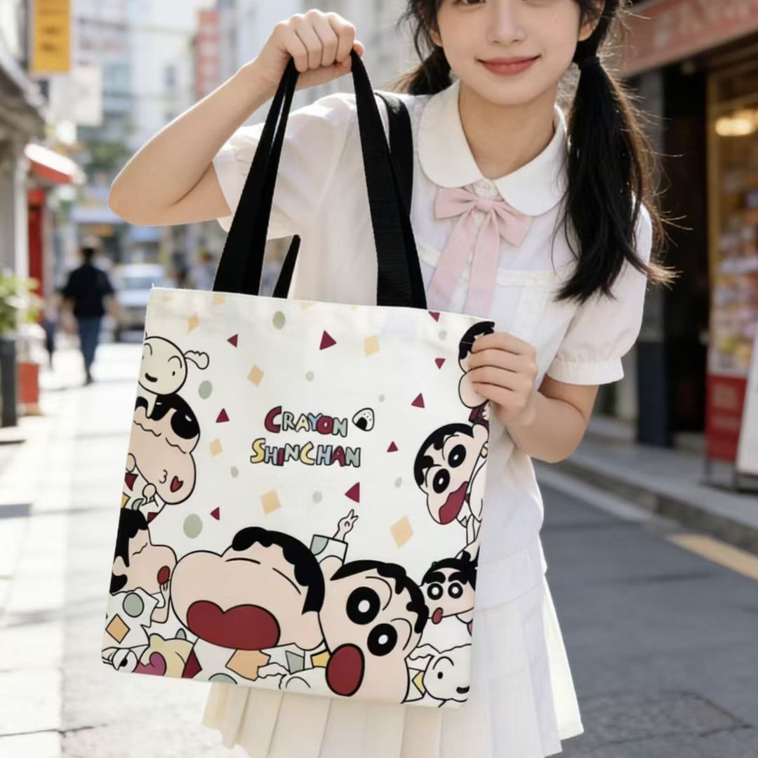 Tas Kanvas Crayon Shin-chan 20 - Women Bags Medium Size ulasan dan harga