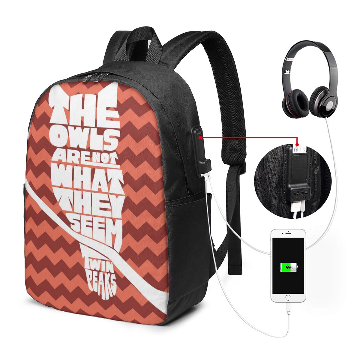Twin Peaks Red Room Backpack T - Womens Backpack ulasan dan harga